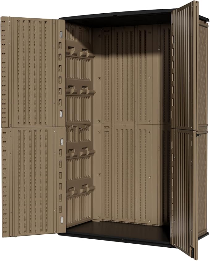 ZZM Large 67 Cu.ft Waterproof Storage Shed, Outdoor Storage Cabinet，Durable - Image 8