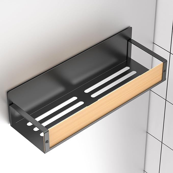 Metal Magnetic Spice Rack for Refrigerator Wood, 2 Pack | Magnetic Shelves - Image 4