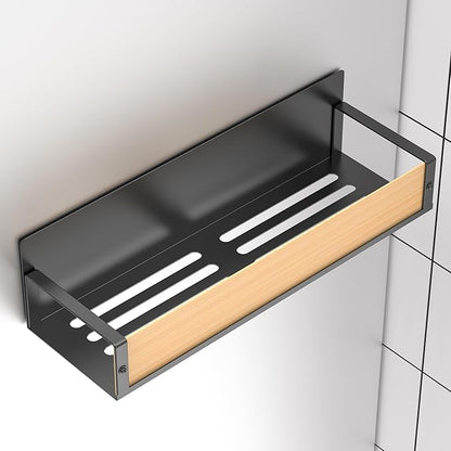 Metal Magnetic Spice Rack for Refrigerator Wood, 2 Pack | Magnetic Shelves - Image 4