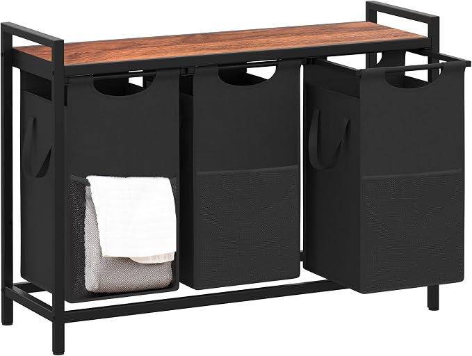 Heybly Laundry Hampers, 3 × 12.5 Gal Laundry Basket - Image 7