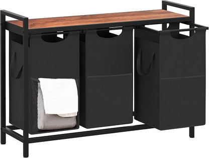 Heybly Laundry Hampers, 3 × 12.5 Gal Laundry Basket - Image 7