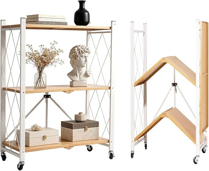 3-Tier Folding Storage Shelves by YeeJinHong