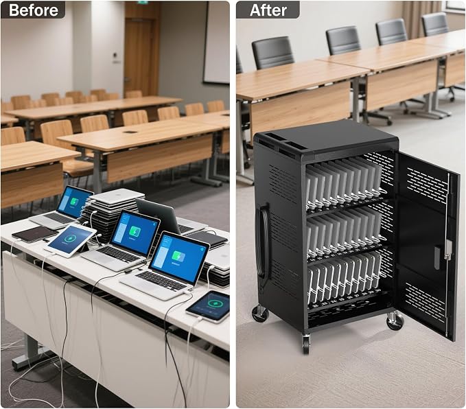 36 Bay Intelli-Sense Charging Cart - Image 9