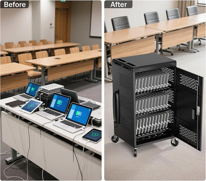 36 Bay Intelli-Sense Charging Cart - Image 9