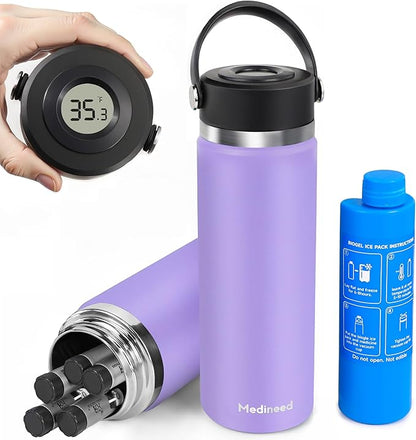 Insulin Cooler Travel Case Tsa Approved, 3-5 Pens Medicine Travel Cooler Temp by Medineed