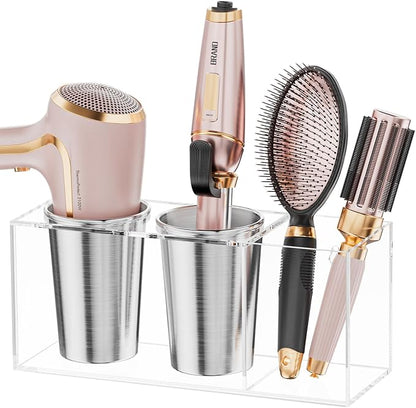 Hair Tool Organizer Acrylic: Hair Dryer Holder Wall Mount - Image 4