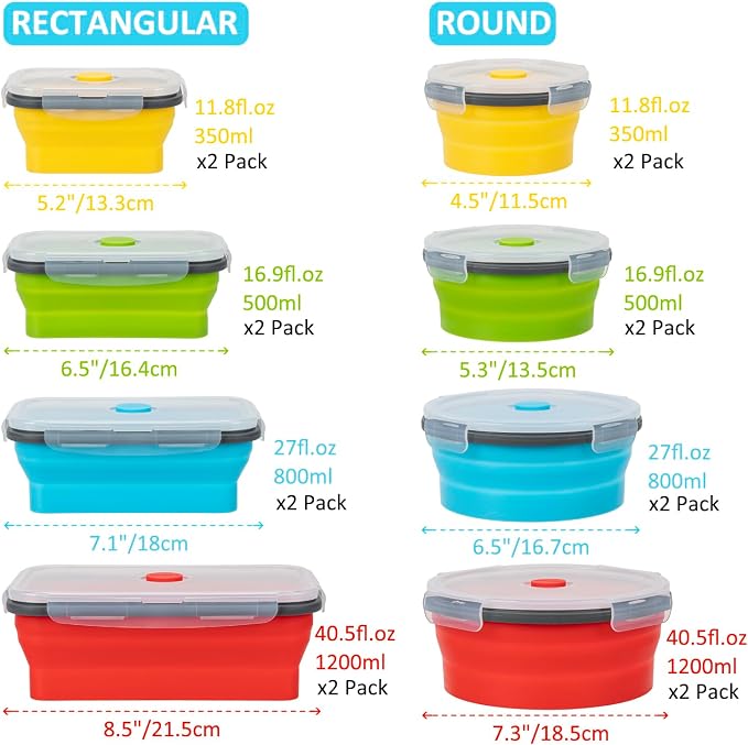 Collapsible Food Storage Containers - Image 6