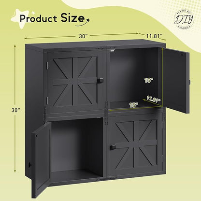 Homkdom 4 Cube Storage Organizer, DIY Bookcase - Image 3