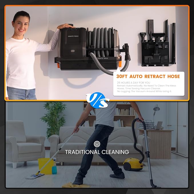 Giraffe Tools Grandstorm Retractable Vacuum - Image 2