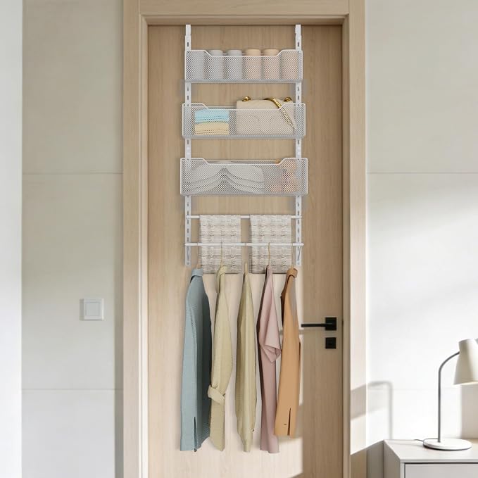 VyGrow Over The Door Clothes Hanging Rod - Image 2