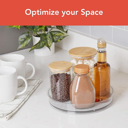 Spectrum Medium Lazy Susan Organizer 9.5 in - Image 2