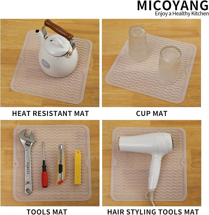 Silicone Dish Drying Mat for Multiple Usage, Easy clean, Eco-friendly, - Image 3
