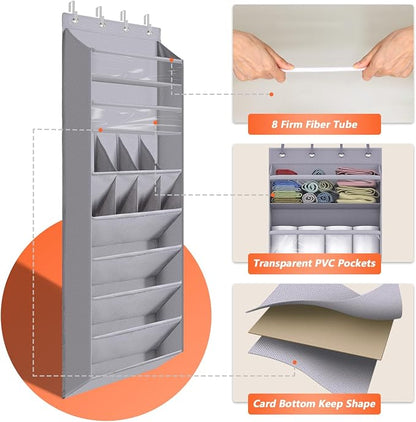 FENTEC 1 Pack Over The Door Shoe Organizer, 8 Shelves Shoe Rack - Image 4