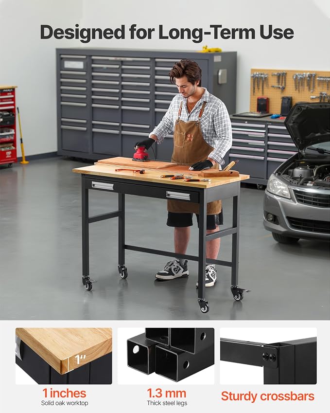 VEVOR Workbench, 48-inch Garage Workbench - Image 5