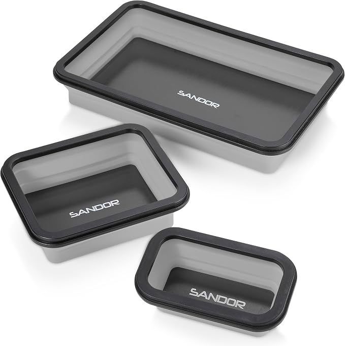 Collapsible Magnetic Parts Tray Set by SANDOR