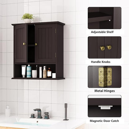 Bathroom Wall Cabinet, Over the Toilet Storage Cabinet - Image 5