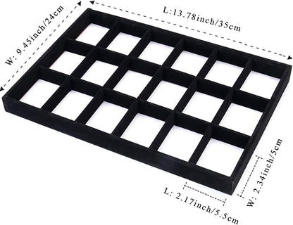 24 Grids Stackable Jewelry Tray Organizer - Image 3