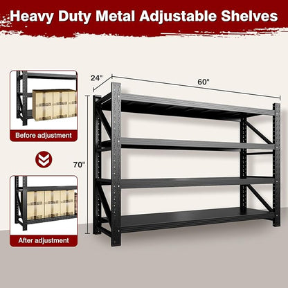 5000LBS Metal Steel Storage Shelves - Image 2