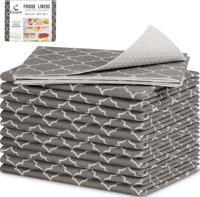 Cooyes 2 in 1 Refrigerator Liners & Fresh mats by Cooyes