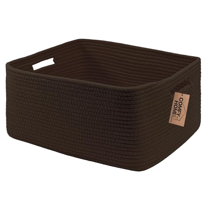 COMFY-HOMI Cotton Rope Woven Basket by COMFY-HOMI
