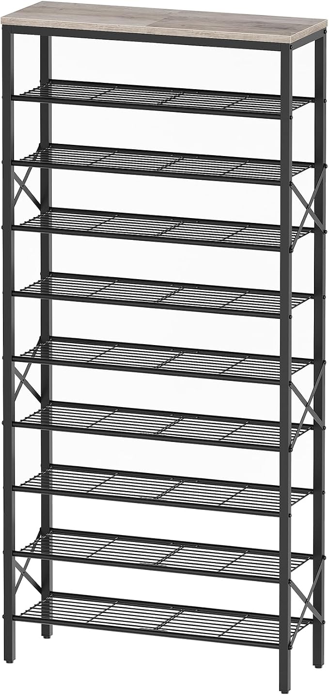 YATINEY 10 Tier Shoe Rack, Large Capacity Shoe Storage Organizer Holds 40 Pairs by Yatiney
