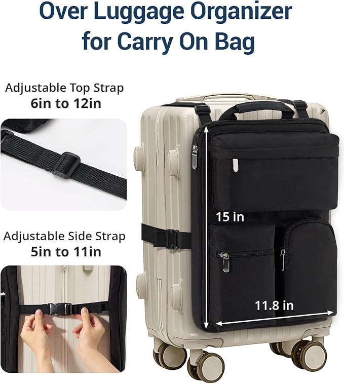 Over Luggage Organizer Bag for Suitcase - Image 3