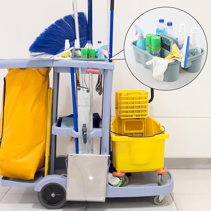 4 Pack Bathroom Cleaning Caddy Organizer - Image 4