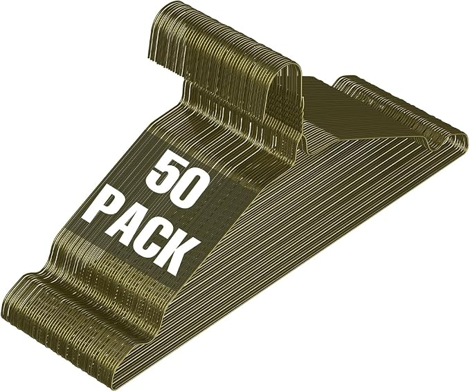 SPECILITE Wire Hangers 50 Pack, Metal Wire Clothes Hanger Bulk by SPECILITE