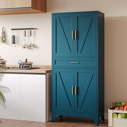 COFaR 71" Metal Pantry Cabinet - Image 3