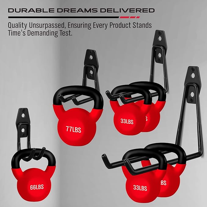Garage Tool Storage Wall Hook Assortment Set: 15PCS Heavy Duty Large Hanger - Image 2