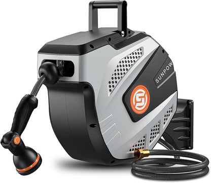 SUNPOW Retractable Garden Hose Reel by SUNPOW