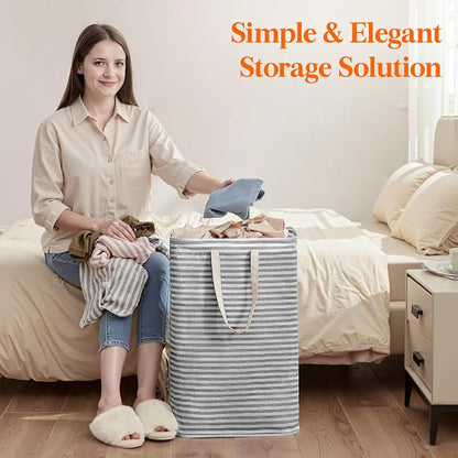 Lifewit 75L Large Collapsible Laundry Hamper, Tall Foldable Dirty Clothes - Image 9