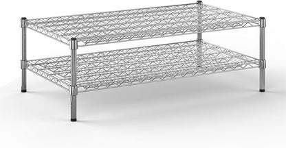 24" Deep x 42" Wide x 14" Height Wire Shelving Kit | 2-Tier | NSF Commercial by Regal+Altair