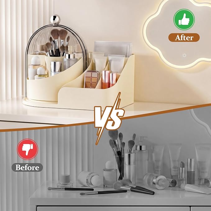 360 Rotating Makeup Organizer - Image 7