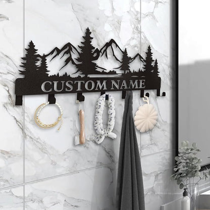 Personalized Custom Mountain Theme Key Holder - Image 5