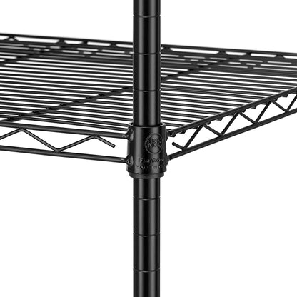 Finnhomy Heavy Duty 5 Tier Wire Shelving Unit, Metal Shelving - Image 7