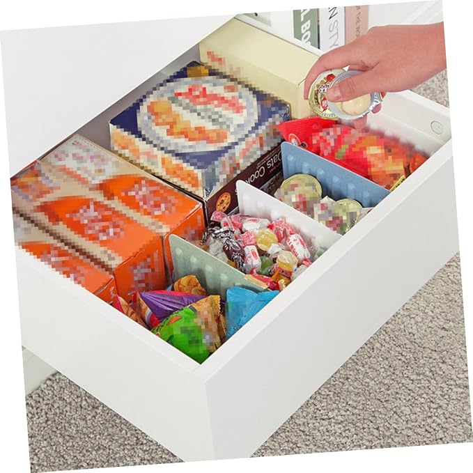 8-Piece PP Drawer Dividers for Refrigerated Food Storage Stackable Kitchen - Image 2