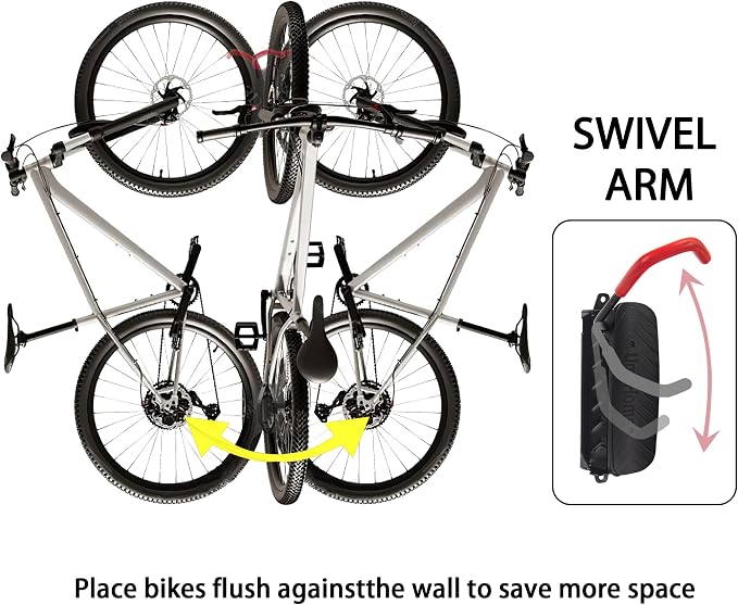 Swivel Bike Wall Mount, Bike Hangers - Image 4