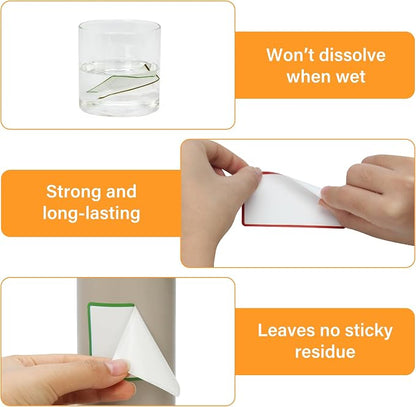 300 Pcs 2×3 Inch Blank Removable Freezer Labels, Waterproof, Oil & Tear - Image 5