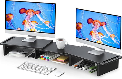 Zimilar Dual Monitor Stand Riser, Monitor Stand by Zimilar
