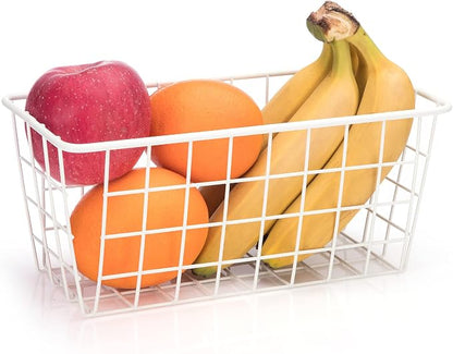 Hanging Kitchen Baskets Adhesive Sturdy Wire Storage Baskets - Image 7