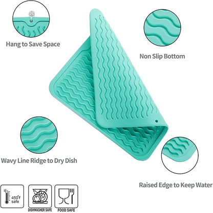 Silicone Dish Drying Mat for Multiple Usage, Easy clean, Eco-friendly, - Image 3