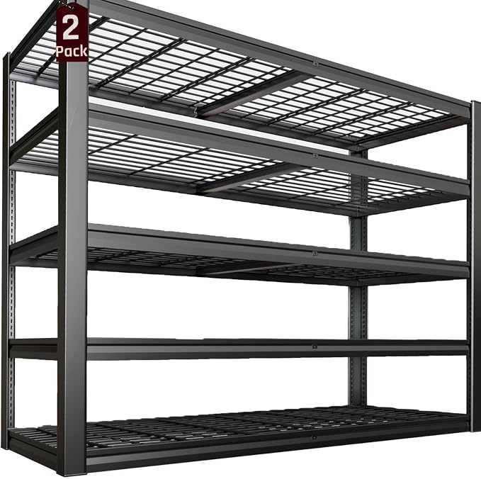 5-Tier Storage Shelves, Shelving Units Industrial Shelving by SKZNSA