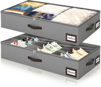 OIAHOMY 2 Pack 53L Under Bed Storage by MasterofSpaceOptimization