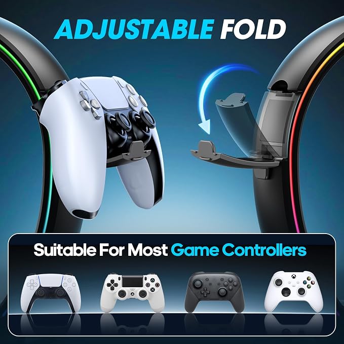KDD RGB Headphone & Controller Stand - Image 4