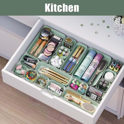 Drawer Organizers Bins 10 PCS for Bathroom Makeup Desk Office | - Image 5