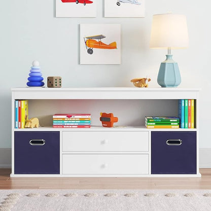 Fabric Cubby Storage Bins, Cube Organizer Bin Foldable Storage Boxes - Image 5