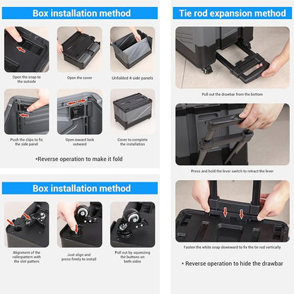 XCBYT Storage Bins with Wheels - Image 6
