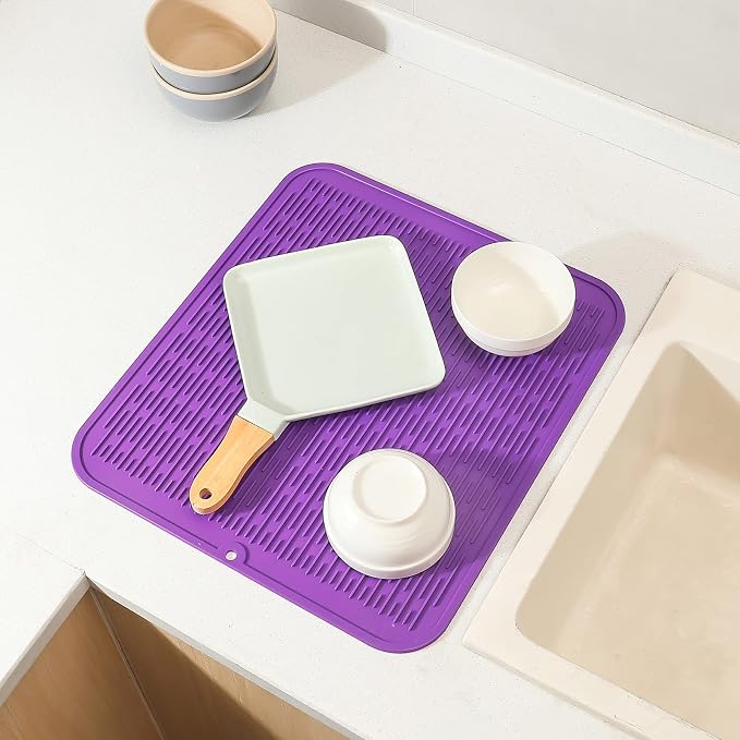 Silicone Dish Drying Mat for Multiple Usage, Easy clean, Eco-friendly, - Image 5