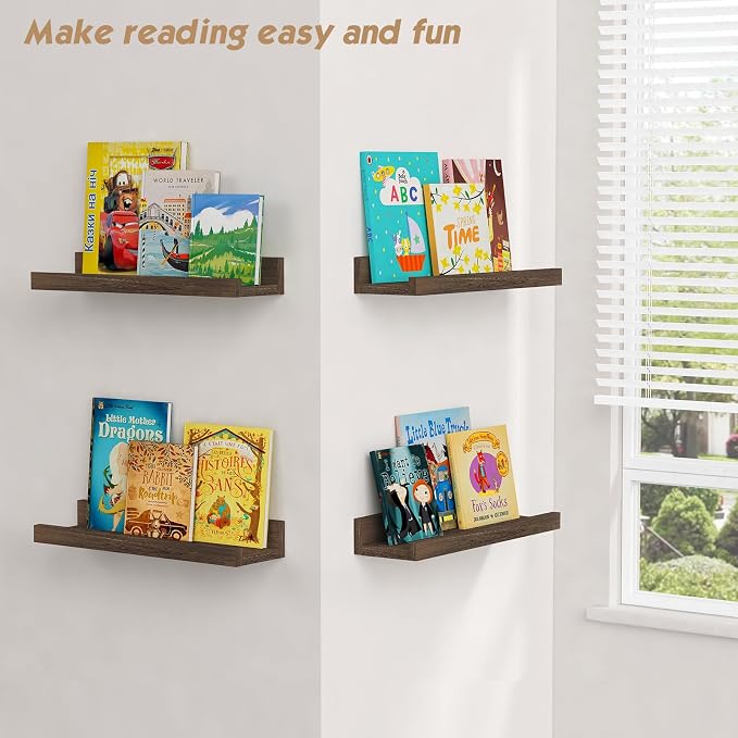 Forbena Wooden Floating Shelves - Image 4
